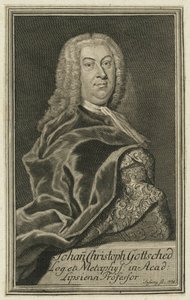 Gottsched door Johann Christoph Sysang