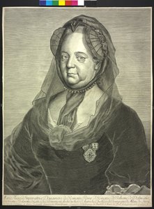 Heilige Roomse Keizerin Maria Theresia door Johann Christoph von Reinsperger