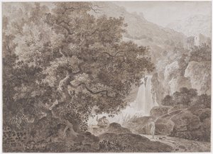 Bebost berglandschap (Tivoli)