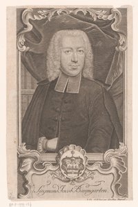 Portret van Sigmund Jacob Baumgarten