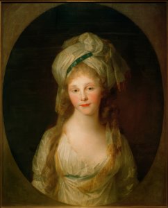 Friederike prinses van Pruisen door Johann Friedrich August Tischbein