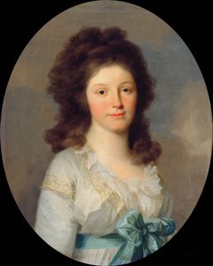 Portret van Henriette Gräfin von Egloffstein door Johann Friedrich August Tischbein