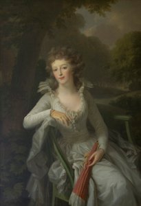 Portret van Jacoba Margaretha Maria Boreel ( -1816) door Johann Friedrich August Tischbein