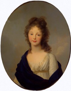 Portret van koningin Louise van Pruisen, 1776-1810, 1798 door Johann Friedrich August Tischbein