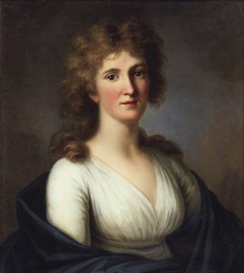 Portret van Sara Anna von Miltitz 1774-1819 door Johann Friedrich August Tischbein