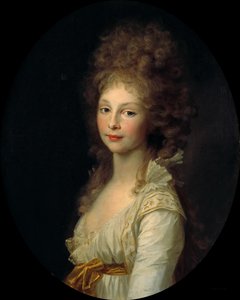 Prinses Frederica Charlotte van Pruisen door Johann Friedrich August Tischbein