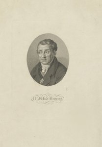 Portret van Friedrich Ludwig Kreysig 1770-1839, 1826