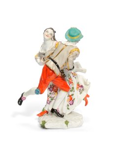 Meissen groep van Tiroler dansers, ca. 1740