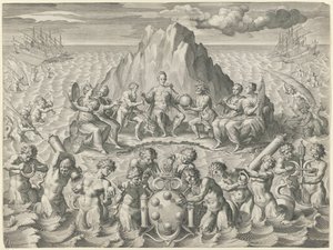 Allegorie op Francesco II de