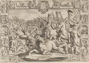 Allegorie op Urbanus VIII, Paus (Maffeo Barberini 1623-1644)