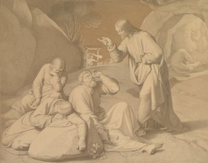 Christus in de tuin van Getsemane, 1848