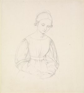 Portret van de vrouw van de kunstenaar, Nina, ca. 1830