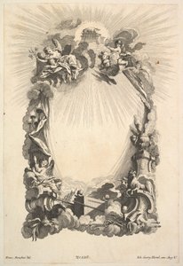 De ark van het verbond, uit Boek van Cartouches, midden 18e eeuw