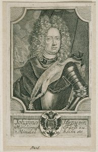 John Churchill Hertog van Marlborough door Johann Georg Mentzel