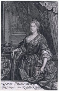 Portret van keizerin Anna Ioannovna (1693-1740)