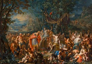 Bacchus en koning Midas