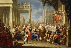 De bruiloft te Kana door Johann Georg Platzer