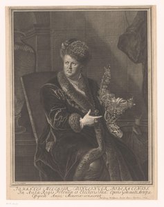 Portret van goudsmid Johann Melchior Dinglinger