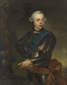Willem V (1748-1806), prins van Oranje-Nassau door Johann Georg Ziesenis