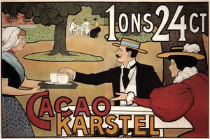 Cacao Karstel, 1897 door Johann Georg van Caspel