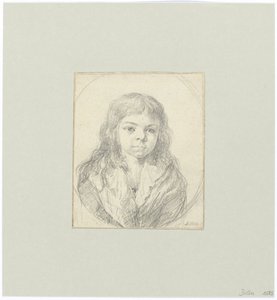 Borstbeeld van een jongen door Johann Georg von Dillis