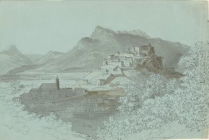 Uitzicht op Salzburg, 1820s