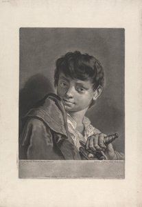 Portret van een Jongen met een Zwaard