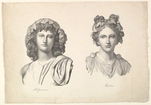 Melpomene en Thalia, 1823-26