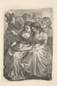 Schadow en zijn familie, 1925 door Johann Gottfried Schadow