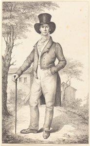 De Senior Overheidsauditor Rudolf Schadow (De Broer van de Kunstenaar) door Johann Gottfried Schadow