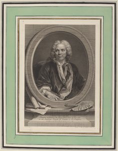 Louis Galloche door Johann Gotthard Müller, after Louis Tocqué