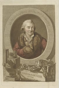 Portret van Johann Friedrich Reinecke 1745-1787, 1788 door Johann Gottlob Seyffert