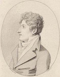 Portret van de Componist Francesco Morlacchi 1784-1841, ca. 1820 door Johann Gottlob Seyffert