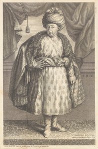 Portret van Jean-Baptiste Tavernier (1605-1689) door Johann Hainzelmann