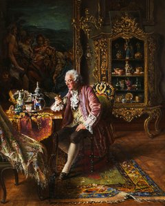 De kunstverzamelaar door Johann Hamza