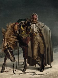 Dragonder van de Zwitserse garde tijdens de Russische Campagne, ca. 1812