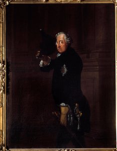 Portret van Frederik II, koning van Pruisen