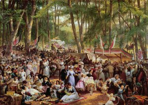 De Waldchestag in 1871 door Johann Heinrich Hasselhorst