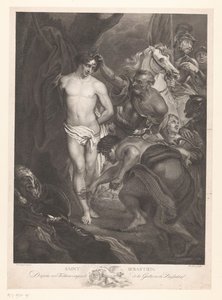Heilige Sebastiaan door Johann Heinrich Lips