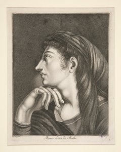 Marie, zuster van Mathe door Johann Heinrich Lips