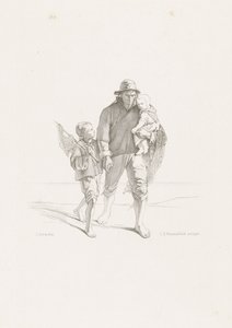 Langs het kerkhof door Johann Heinrich Maria Hubert Rennefeld