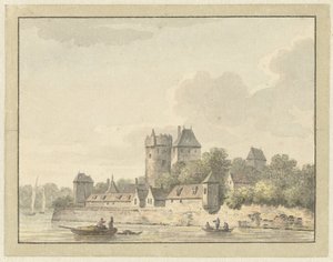 Kasteel Kuilenburg door Johann Heinrich Muntz