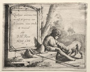 Johann Heinrich Roos Herderij serie, 1665