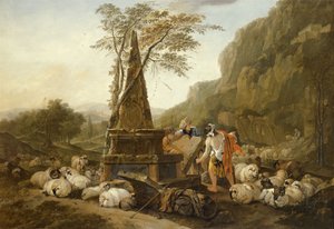 De ontmoeting van Jakob en Rachel bij de bron