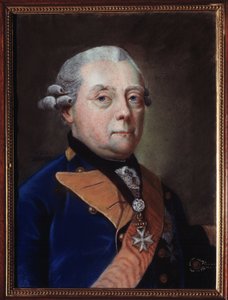 Portret van Frederik Hendrik Lodewijk, prins in Pruisen, markgraaf van Brandenburg Schwedt door Johann Heinrich Schmidt