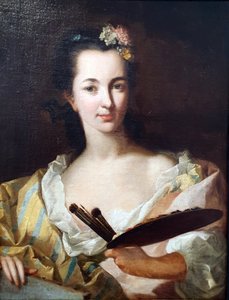 Portret van Maria Anna Treu door Johann Heinrich Tischbein