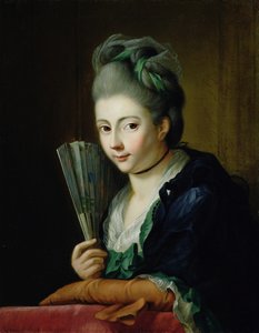 Portret van de dochter van de kunstenaar Amalie