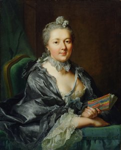 De Tweede Vrouw van de Kunstenaar, Julie Marianne Pernette, geboren Robert, 1762 door Johann Heinrich Tischbein