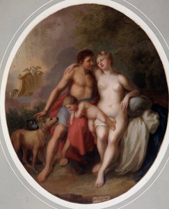 Venus en Adonis door Johann Heinrich Tischbein