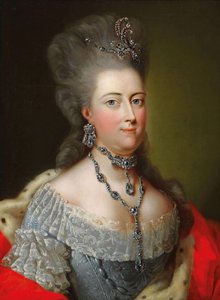Portret van markgravin Philippine van Brandenburg-Schwedt 1745-1800, landgravin van Hessen-Kassel